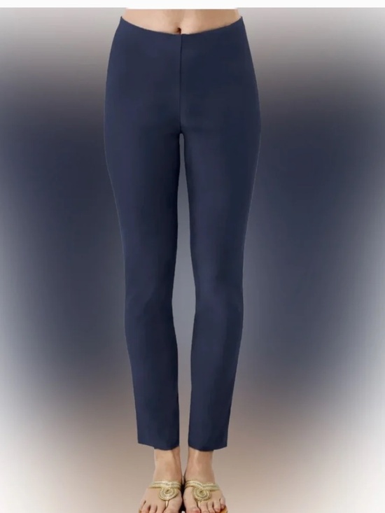 Gretchen Scott Designs Pants - Gretchen Scott Xl navy blue faux suede pull on pants